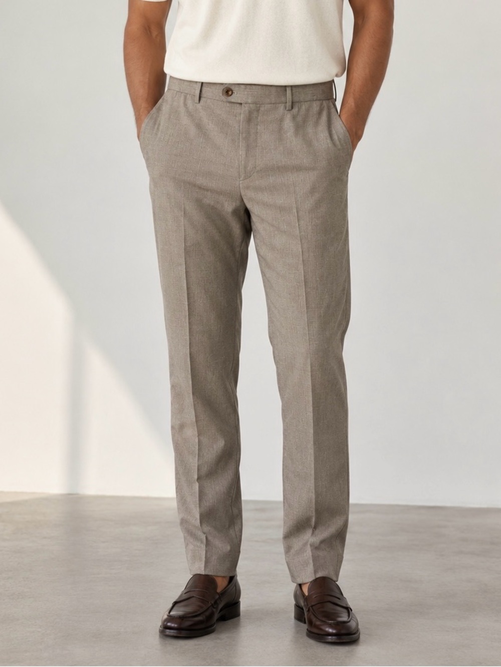 Banana Republic Men's Dress Pants in Taupe Brown